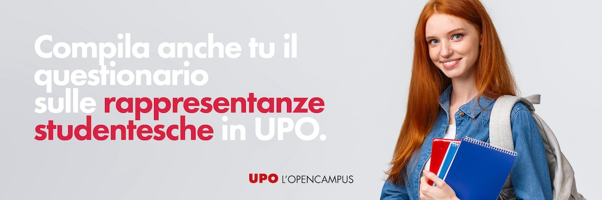 Compila anche tu il questionario sulle rappresentanze studentesche in UPO.